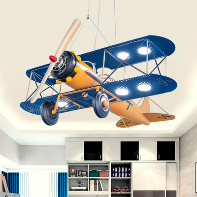 ثريا LED أكريليك للأطفال المعاصرين بتصميم الطائرات لأجهزة غرف النوم 
