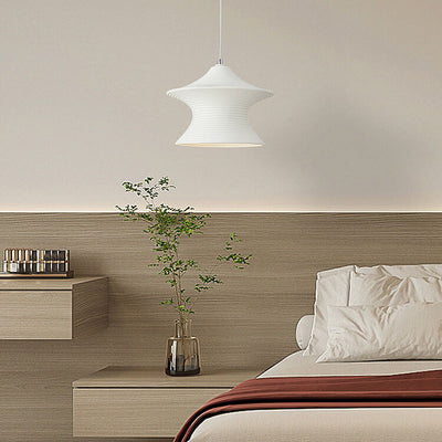 Skandinavisch moderner minimalistischer Gyro-Harz 1-Licht Pendelleuchte 