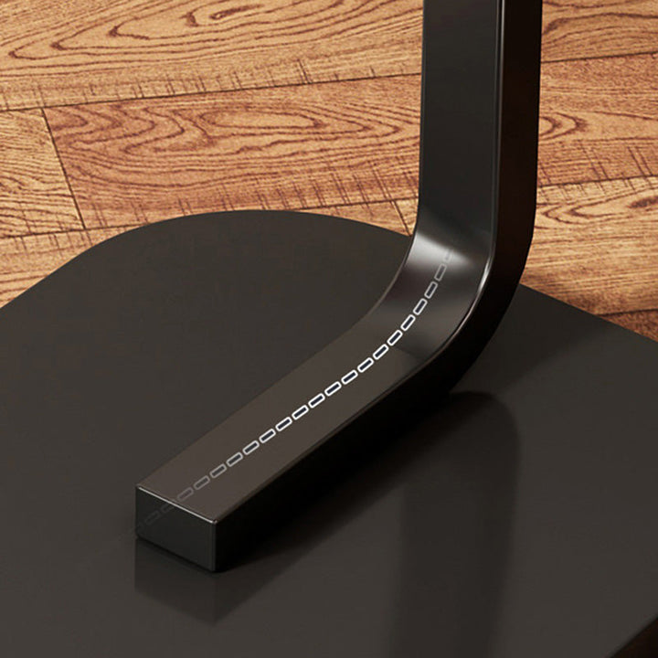 Zeitgenössischer nordischer rechteckiger MDF-Stahl-Couchtisch für das Wohnzimmer 