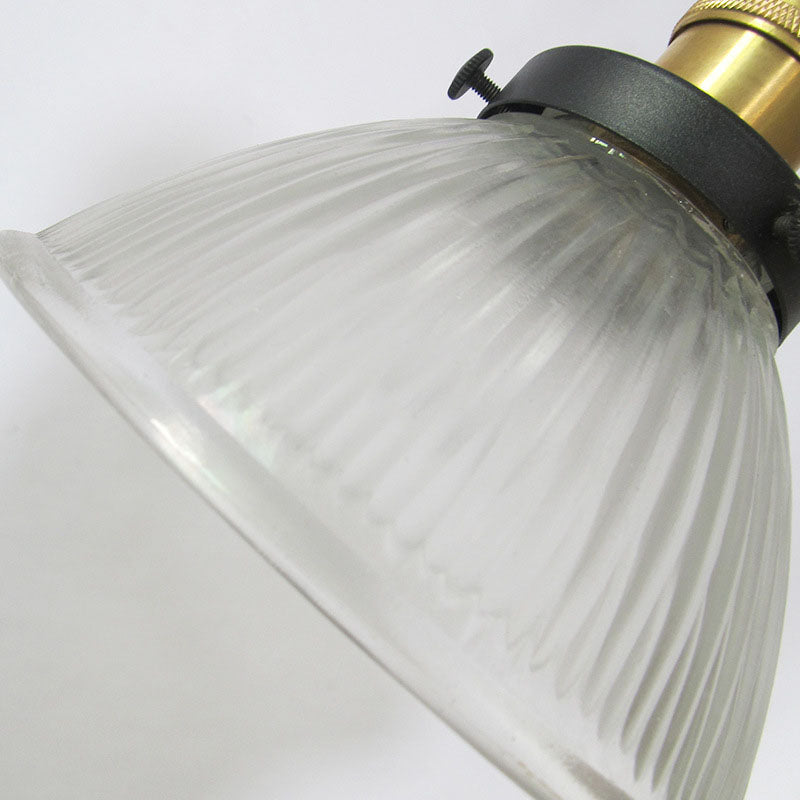 Retro Industrielle Wasserwellen-Glaslampenschirm 1-Flammige Pendelleuchte 