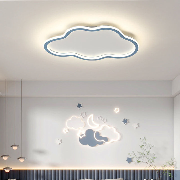 Moderne unbedeutende bewölkte Eisen-Acryl-LED-Unterputz-Deckenleuchte für Schlafzimmer 