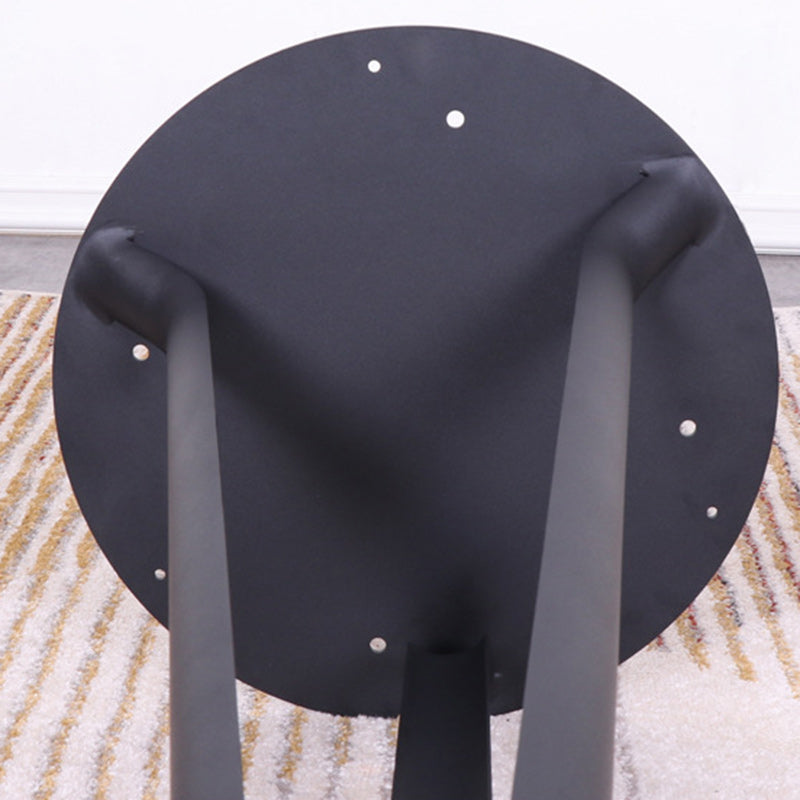 Moderner minimalistischer runder Eisenstahlplatten-Bartisch für das Esszimmer 