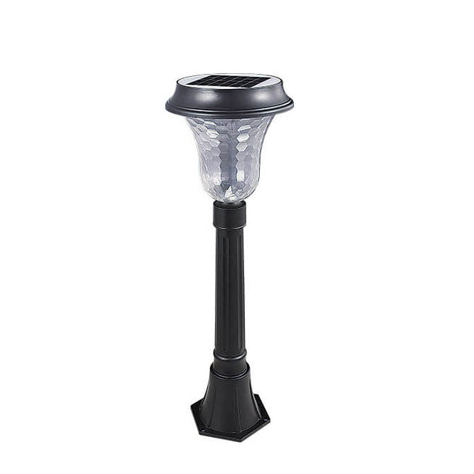 Lumière extérieure en aluminium du PC LED de cylindre solaire de simplicité moderne pour le jardin 