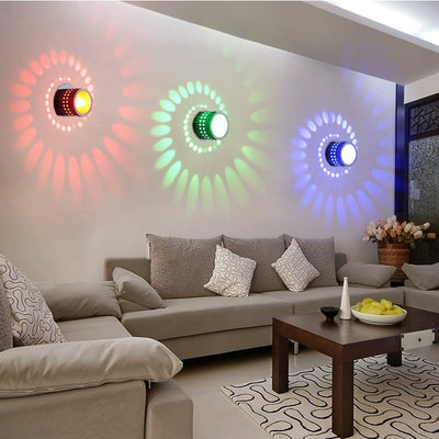 Modern Creative Round Spotlight Aluminum LED Flush Mount Ceiling Light