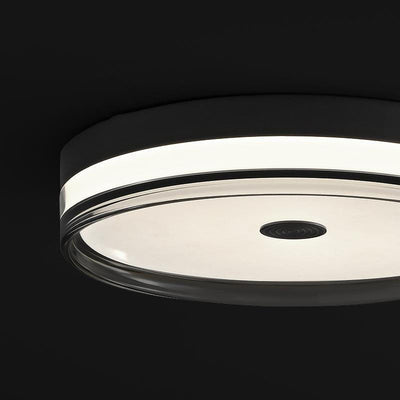 Moderne unbedeutende Acrylrunde Glas-LED-Unterputz-Deckenleuchte für Schlafzimmer 
