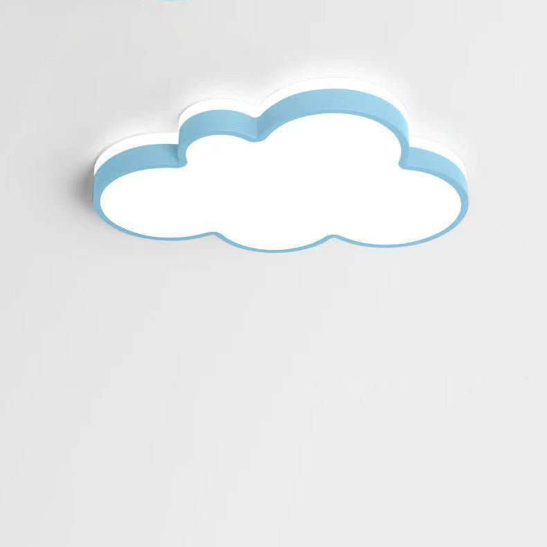 Lustre Plafonnier LED en Acrylique PMMA Nuage Enfant Créatif Contemporain en Fer pour Chambre 