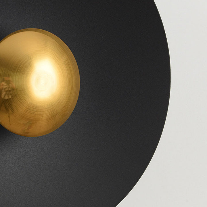 Lampe murale LED créative contemporaine avec soucoupe volante Macaron pour chambre à coucher 