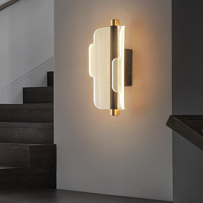 Applique murale LED en acrylique de style moderne mi-siècle pour chambre 