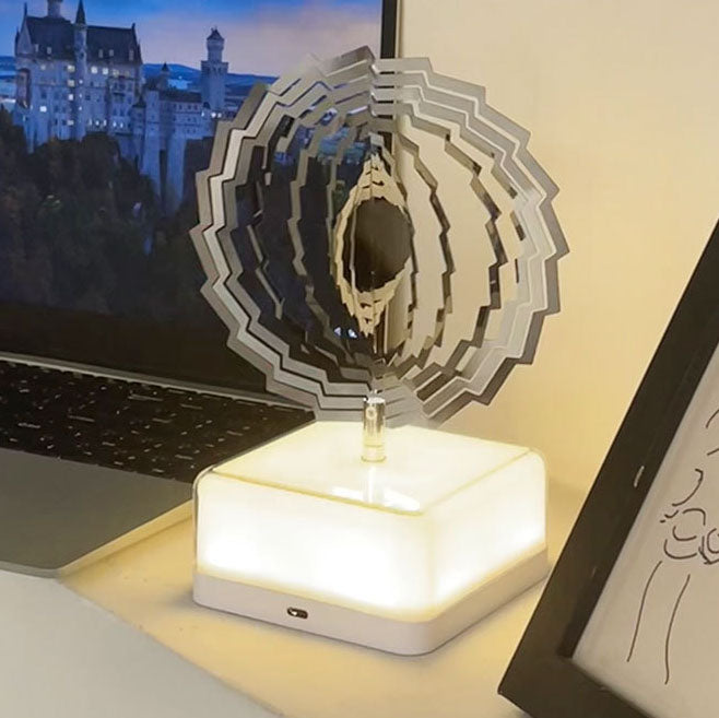 Modern Art Deco Stainless Steel ABS Cubic Base Multishape Rechargeable USB LED Table Lamp Night Light For Bedside