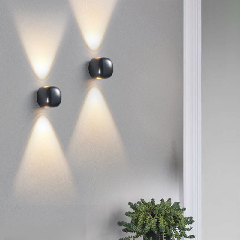 Applique murale LED sphérique en aluminium de simplicité moderne pour couloir 