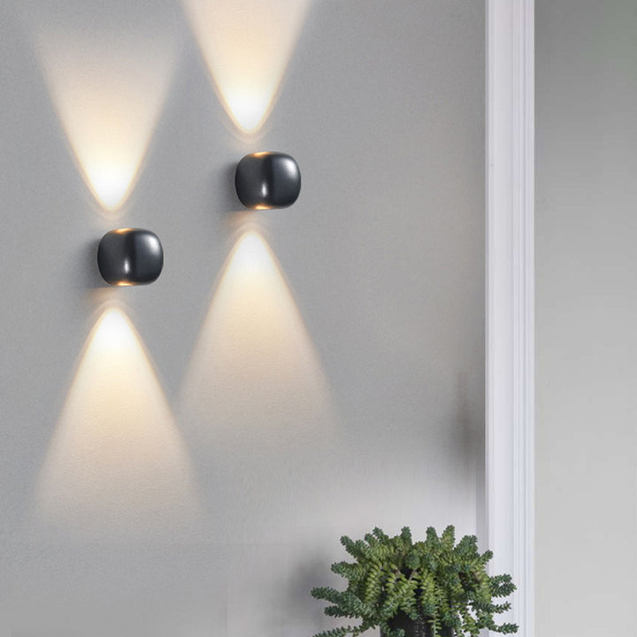Applique murale LED sphérique en aluminium de simplicité moderne pour couloir 