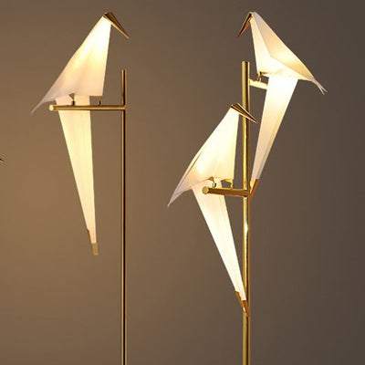 Modern Nordic Creative Iron Bird 1/2-Light Standing Floor Lamp