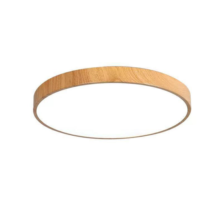 Zeitgenössische skandinavische runde PVC-Eisen-LED-Unterputz-Deckenleuchte für Schlafzimmer 