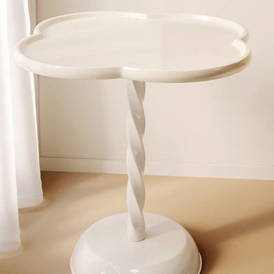 Moderner minimalistischer quadratischer runder Sockel PP Beistelltisch für das Wohnzimmer 