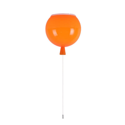 Modern Simplicity Hardware Children's Balloons 1-Light Flush Mount Ceiling Light For Bedroom