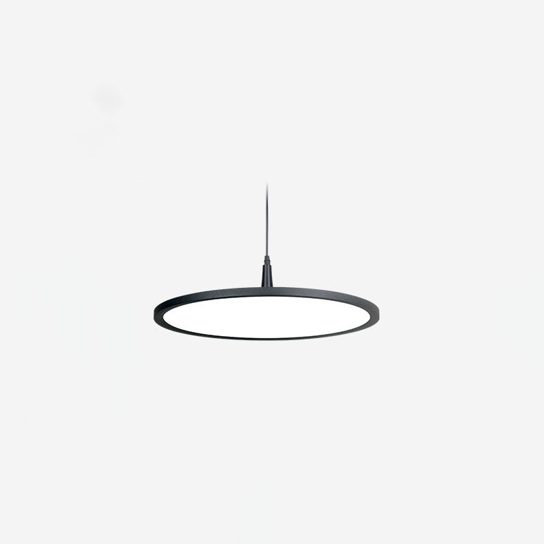 Modern Minimalist Aluminum Round Shape LED Pendant Light For Dining Room