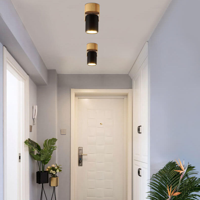 Moderne minimalistische Hardware-Langstrahler-Schienenleuchte 1/3-Licht-LED-Deckenleuchte zur flachen Montage für Wohnzimmer und Schlafzimmer 