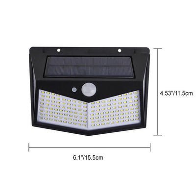Applique murale extérieure à LED en forme de losange en plastique ABS à énergie solaire pour jardin 