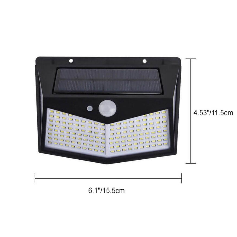 Applique murale extérieure à LED en forme de losange en plastique ABS à énergie solaire pour jardin 