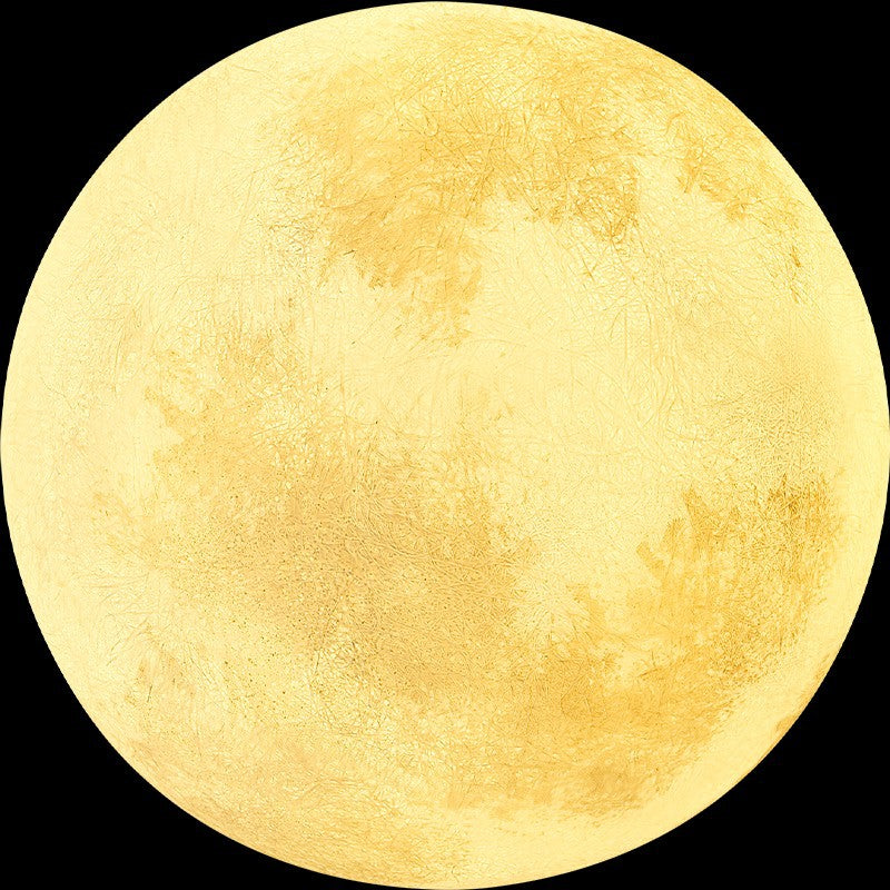 Zeitgenössische nordische wasserdichte Solar-Pendelleuchte aus PE-Harz mit rundem Mond-LED-Licht für Terrasse im Freien 