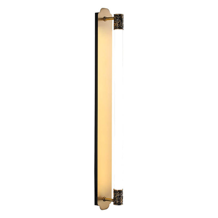 Lámpara Aplique de Pared LED de Tira Recta de Cobre Minimalista Moderna 