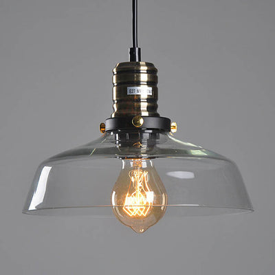 Industrial Iron Crystal Pendant Dekorative 1-Licht-Pendelleuchte 