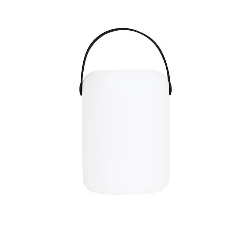 Moderne schlichte LED-Tischlampe aus PE-Kunststoff in runder oder quadratischer Form für die Outdoor-Terrasse 