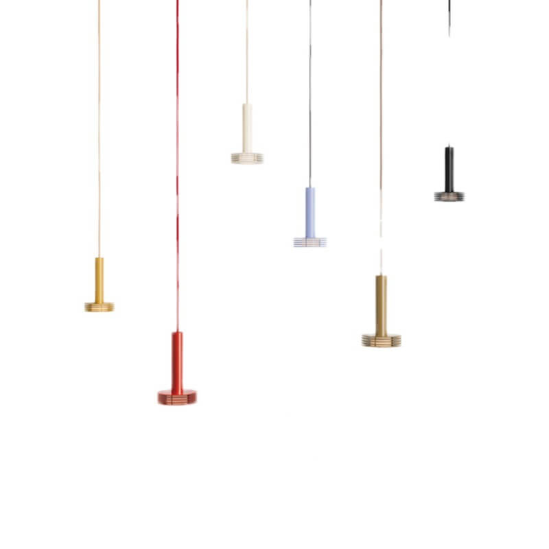 Nordic Minimalist Metal Cylindrical Drum LED Pendant Light