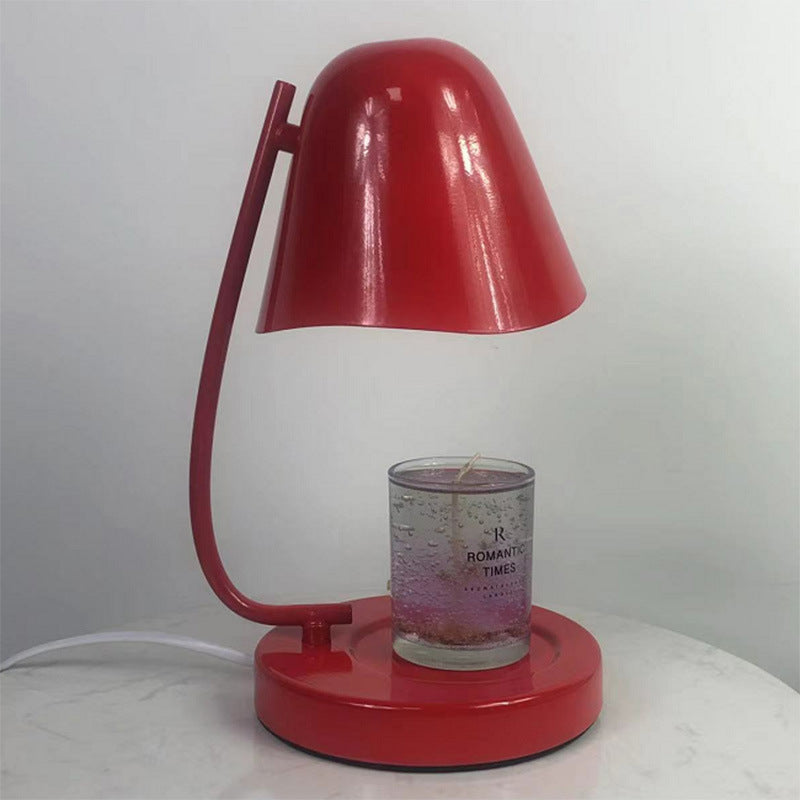European Red Hardware 1-Light Melting Wax Table Lamp