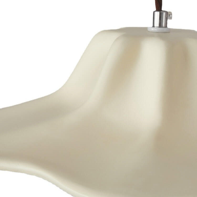 Traditional French Resin Umbrella Shape Geometry 1-Light Pendant Light for Living Room