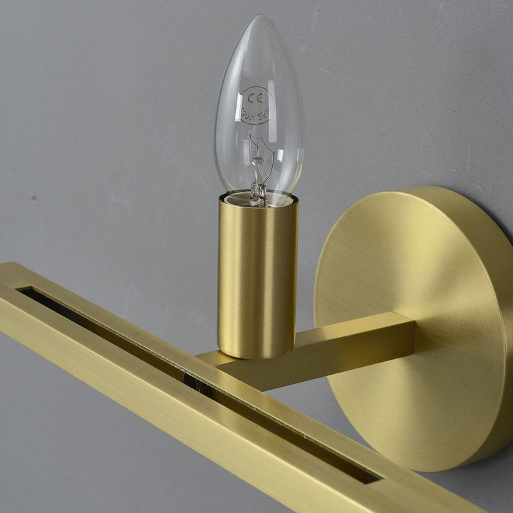 Modern Luxury Round Disc Round Marble Copper 1-Light Wall Sconce Lamp for Living Room