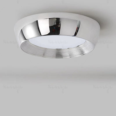 Modern Simplicity Hardware Round LED Flush Mount Ceiling Light For Bedroom