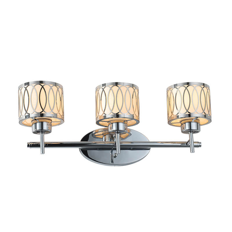 Nordic Vintage Zylindrische 3-Licht Badezimmer Eitelkeit Spiegel Front Wand Wandleuchte 