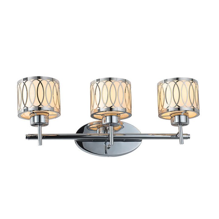 Nordic Vintage Zylindrische 3-Licht Badezimmer Eitelkeit Spiegel Front Wand Wandleuchte 
