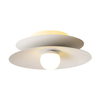 Modern Simple Iron Disc Acrylic Lampshade LED Flush Mount Ceiling Light