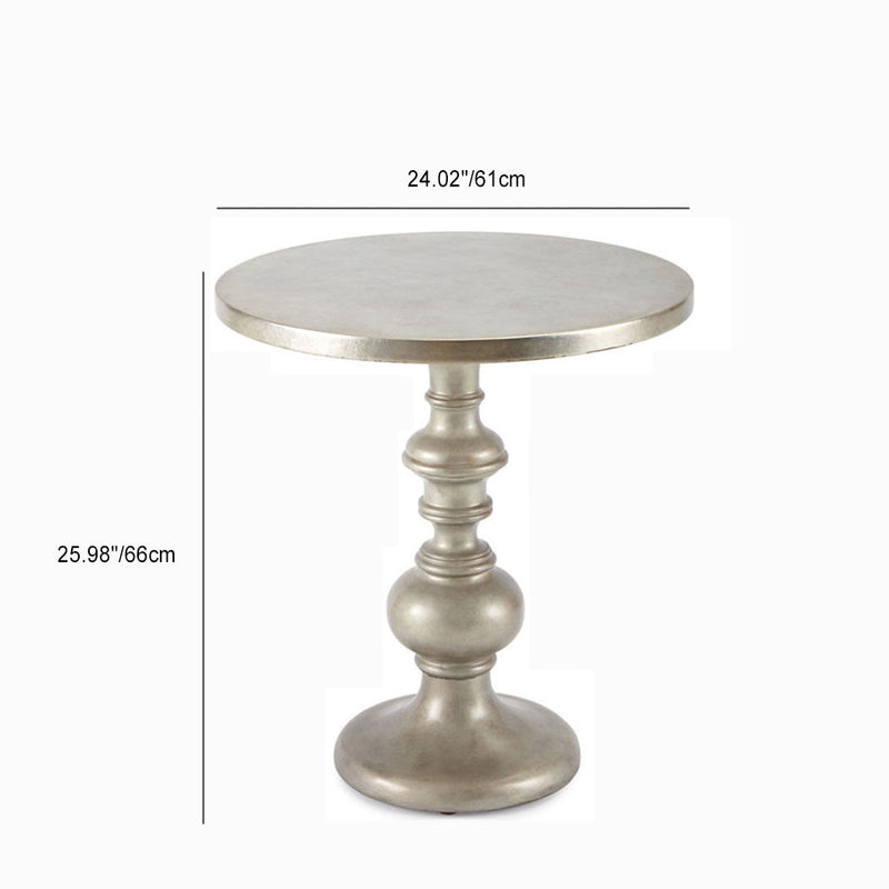 Traditioneller europäischer runder Massivholztisch für das Wohnzimmer 