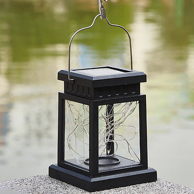 Modernes unbedeutendes wasserdichtes quadratisches Solar-ABS-LED-Außenlicht für den Garten