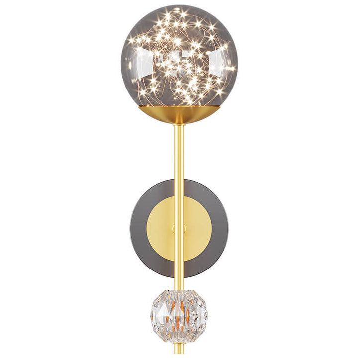 Applique murale LED en fer et aluminium créatif contemporain pour chambre 
