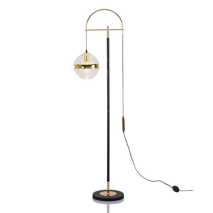 Nordic Minimalist Art Glas Hängende Kugel 1-Licht Stehende Stehlampe 