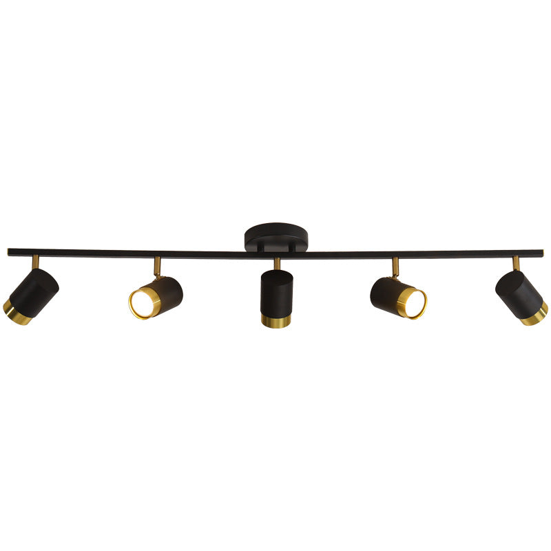 Moderne kreative Acryl-Track-Spotlight LED-Deckenleuchte mit halb bündigem Einbau 
