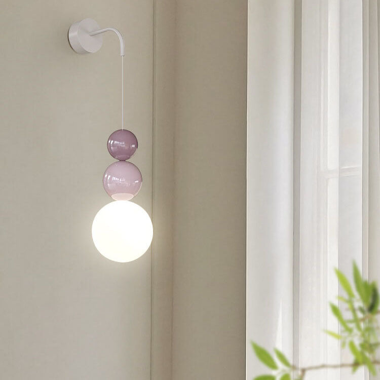 Modern Minimalist Personality Iron Gourd 1-Light Wall Sconce Lamp
