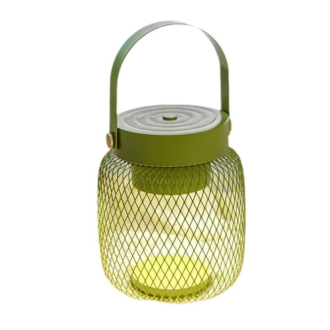 Zeitgenössische kreative Flasche Eisen Acryl LED Tischlampe für Wohnzimmer 