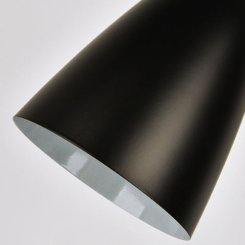 Modern Minimalist Round Iron Cylinder 1-Light Table Lamp For Bedroom