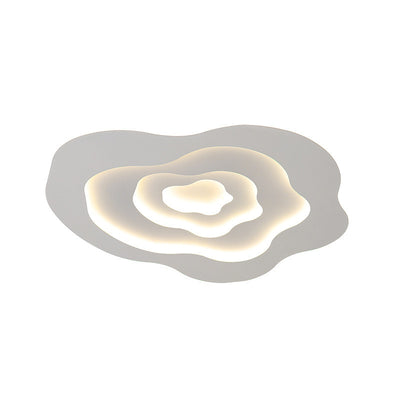 Lustre Plafonnier LED en Acrylique et Fer Minimaliste Moderne pour Salon 