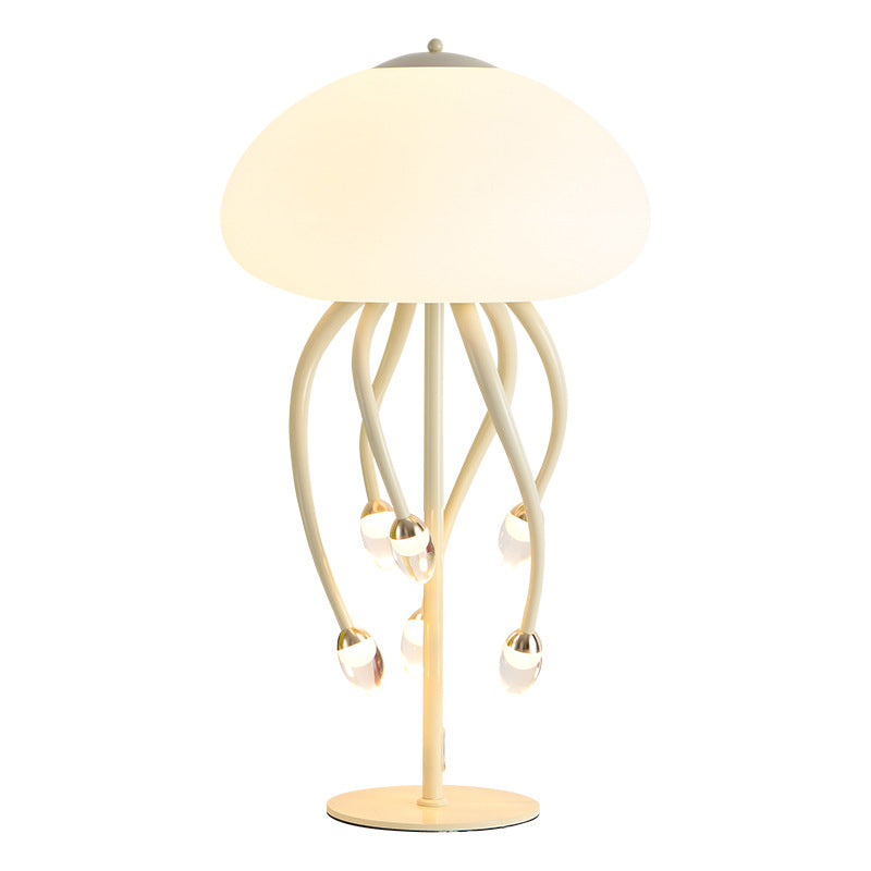 Contemporary Scandinavian Jellyfish Design Iron Acrylic LED Table Lamp For Living Room