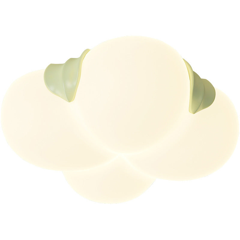 Lustre Plafonnier LED en Fer PE à Fleur Bulle Art Déco Moderne pour Chambre 
