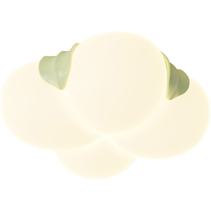 Lustre Plafonnier LED en Fer PE à Fleur Bulle Art Déco Moderne pour Chambre 