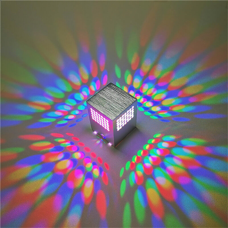 Modern Creative Square Cube Aluminum LED Wall Sconce Lamp