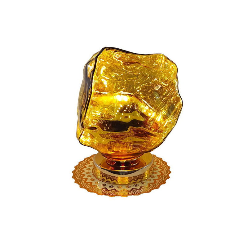 Zeitgenössische kreative Glas Lava Design 1-Licht Tischlampe für Schlafzimmer 