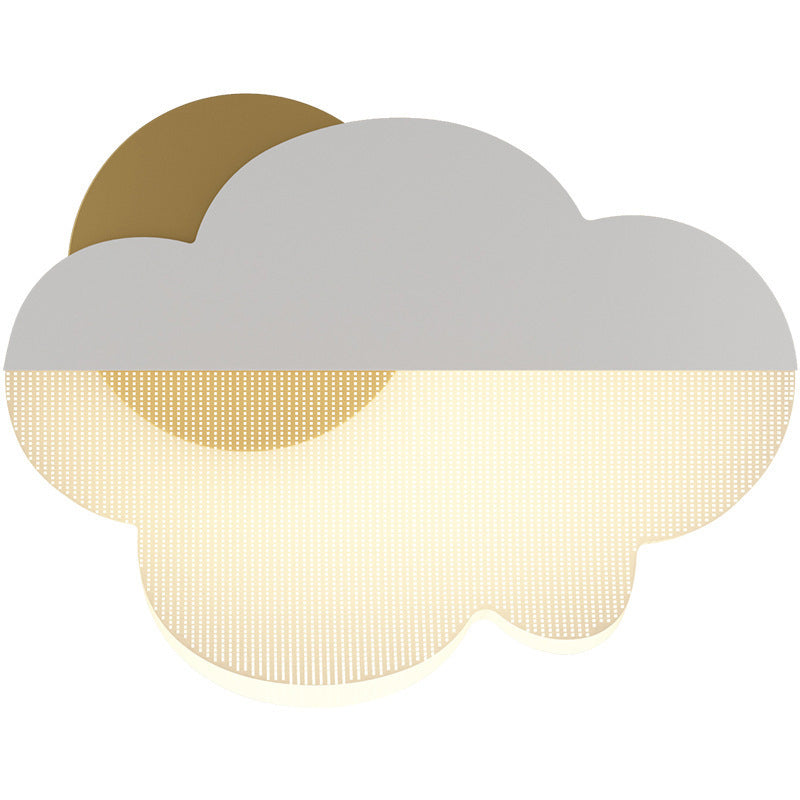 Moderne Art Deco Eisen Acryl Wolke LED Wand Leuchte Lampe Für Schlafzimmer 